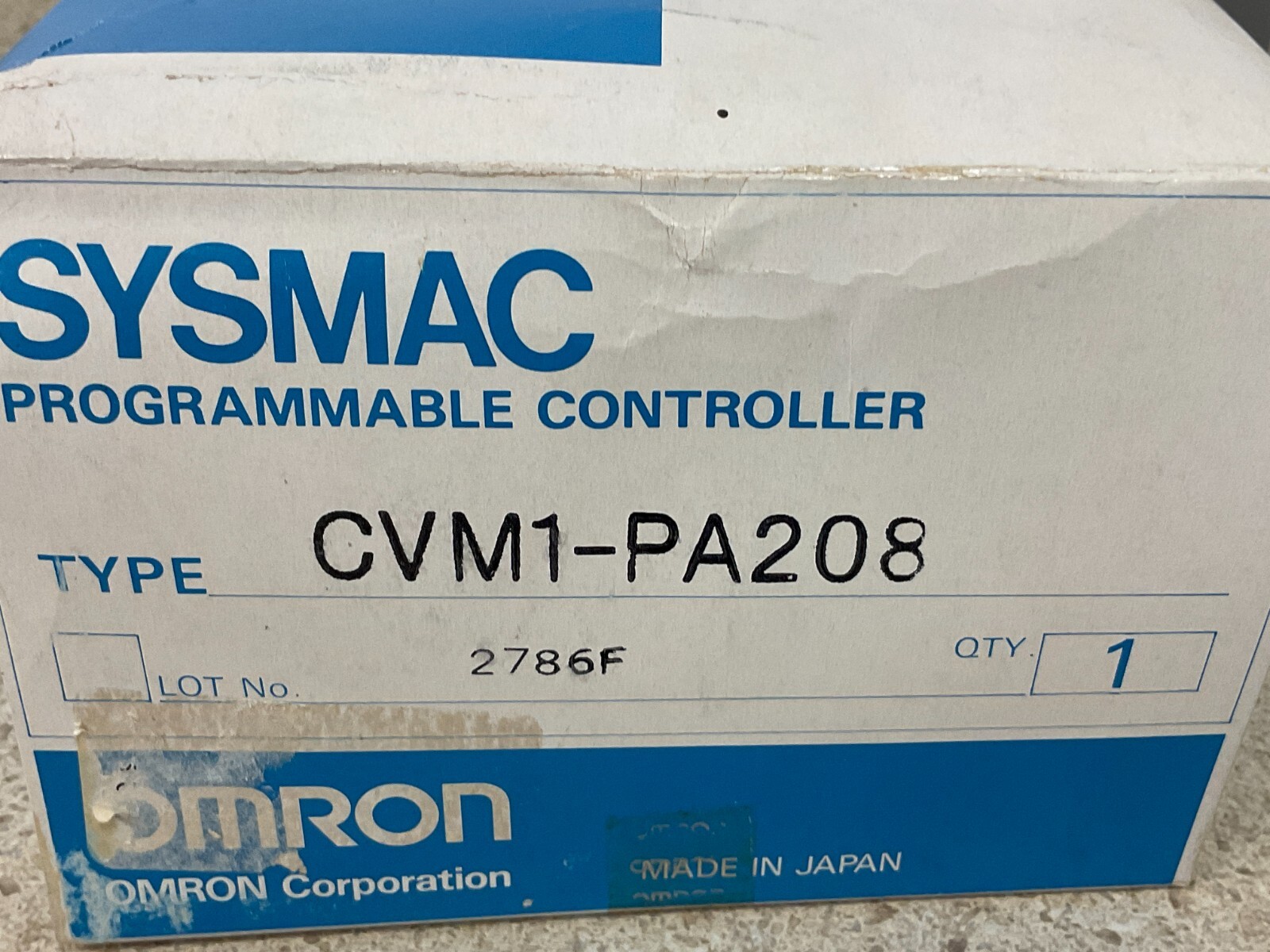Omron CVM1-PA208 NEW