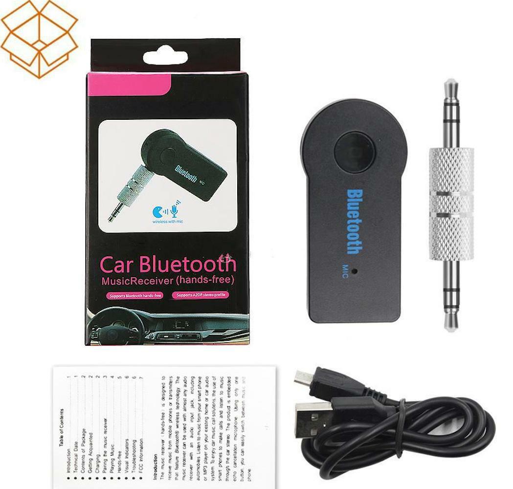 3.5mm RECEIVER BLUETOOTH wireless KIT FOR car amp stereo audio music aux adapter