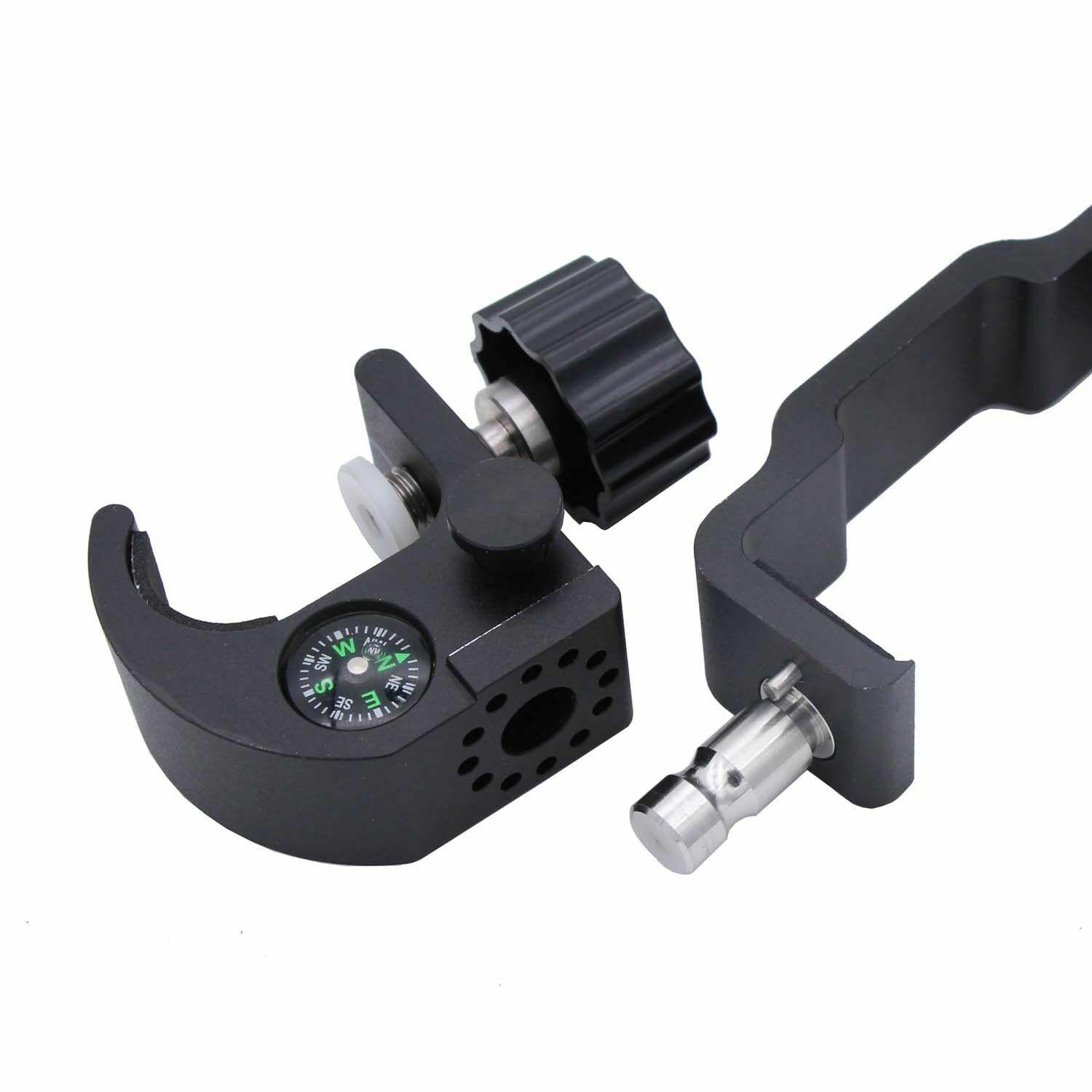 NEW Pole Clamp with compass & Open Data Collector Pole Cradle Bracket GPS total