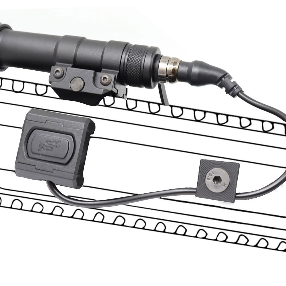 Tactical Remote Pressure Switch Flashlight Switch Button for M300 /M600 Series