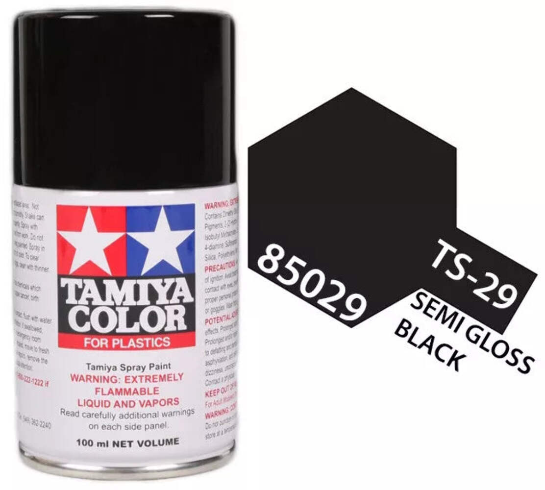 TS-29 Semi Gloss Black Lacquer Paint 100ml