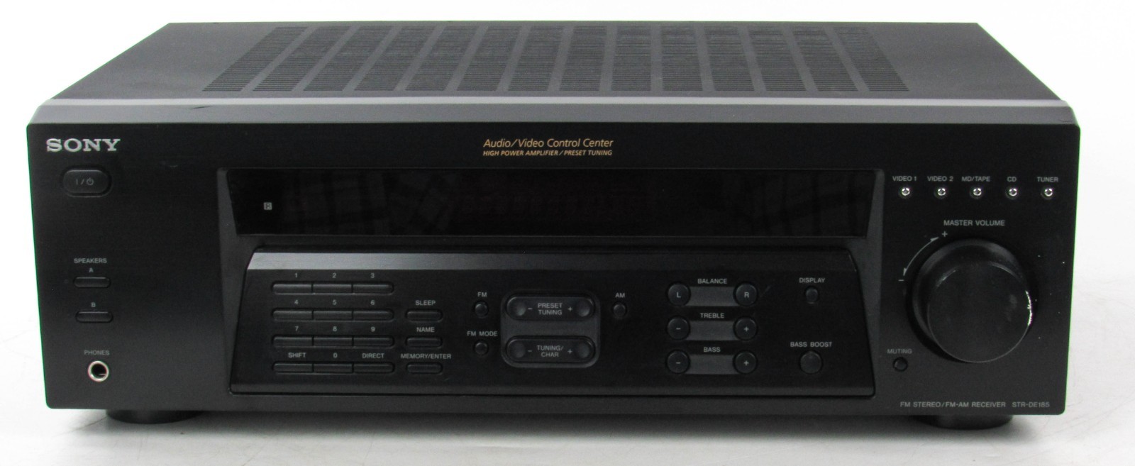 Sony STR-DE185 Audio Video AM/FM Stereo Receiver WORKS SEE VIDEO