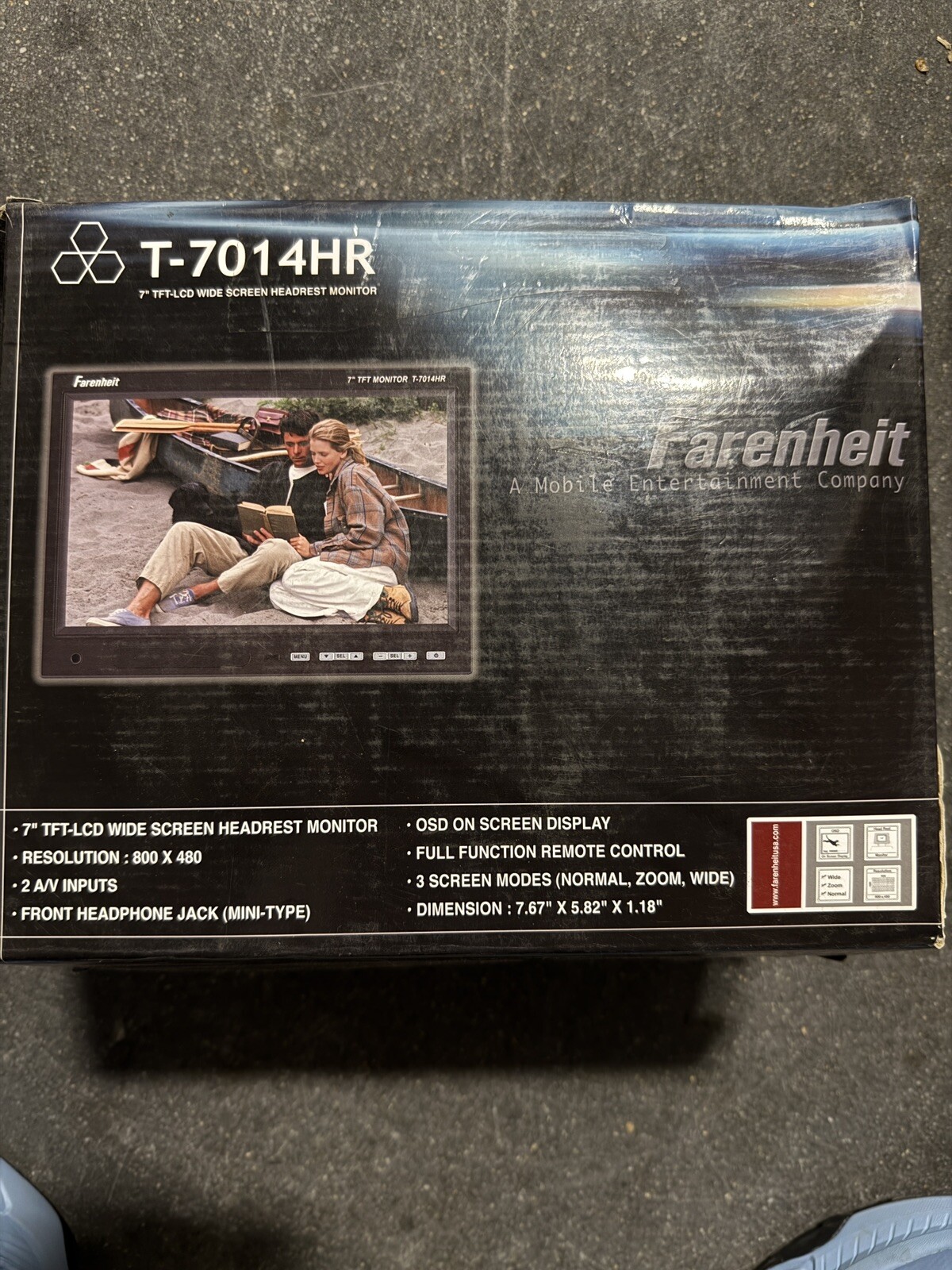 T-7014HR 7" Headrest Monitor