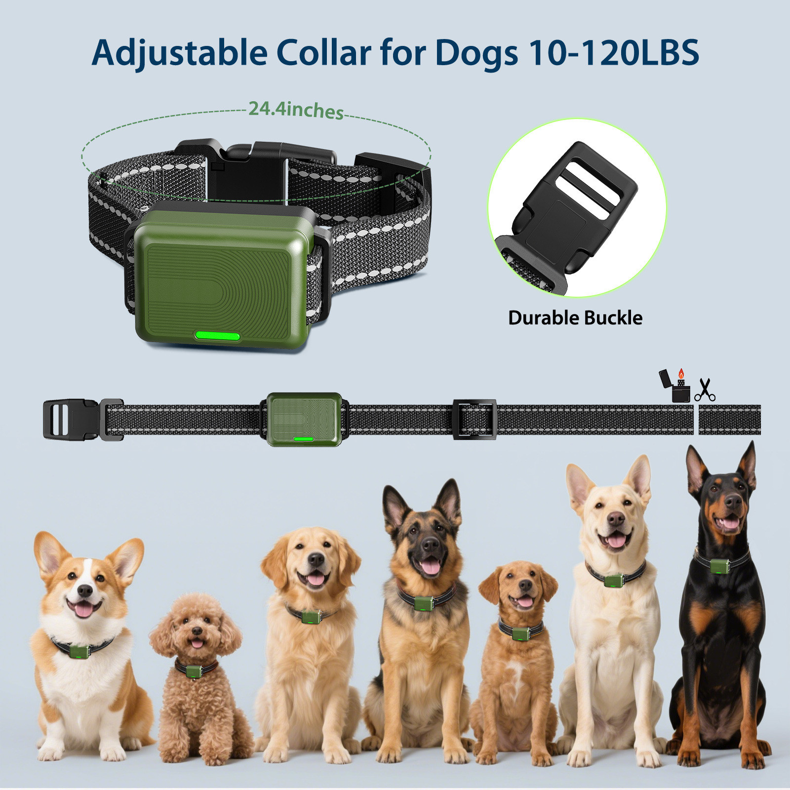 Dog Shock Collar - 4200FT Dog Training Collar with Remote Waterproof Trainer USA