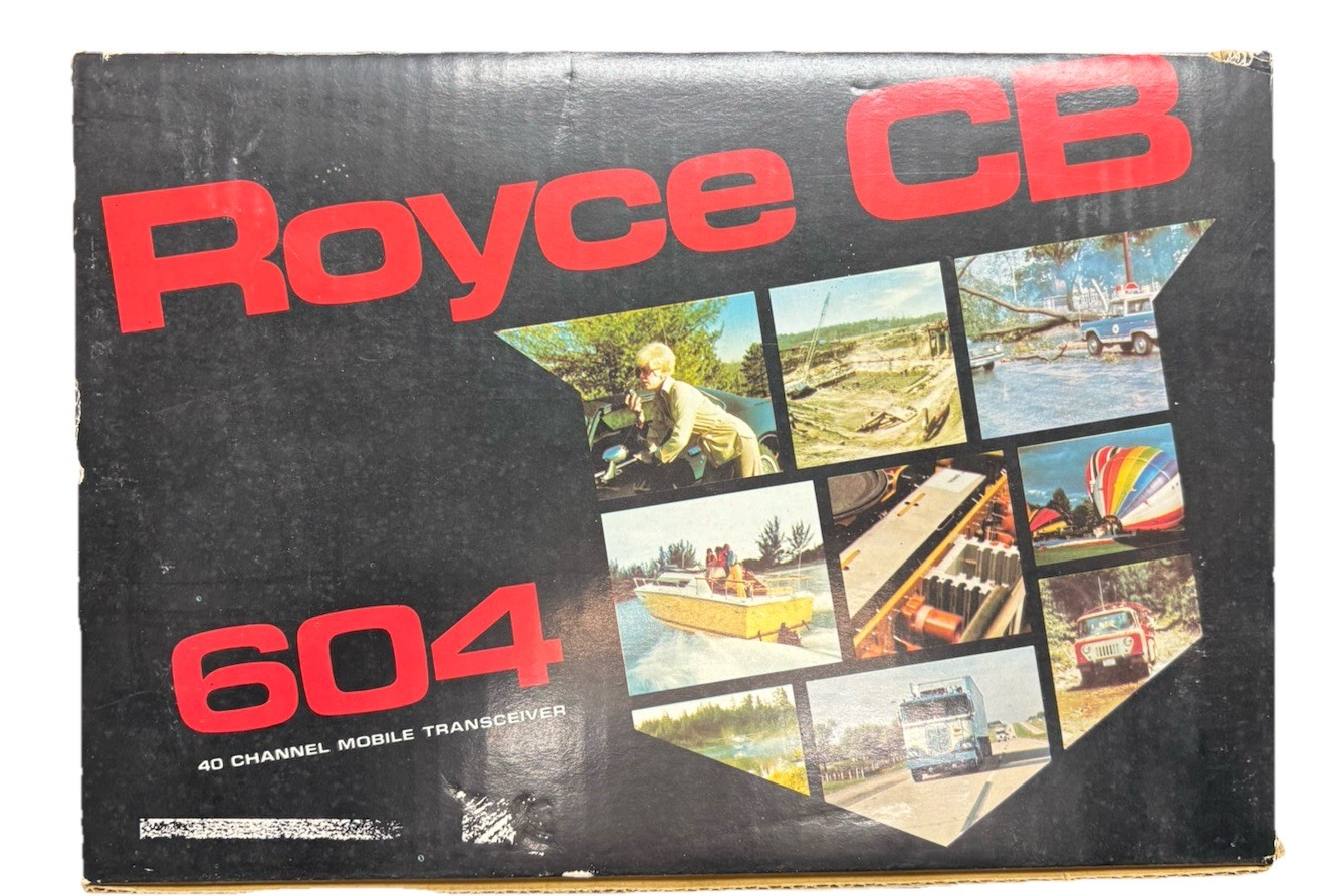 1978 Royce Model 604- 40 Channel Mobile CB Radio Transceiver New In Box Unused