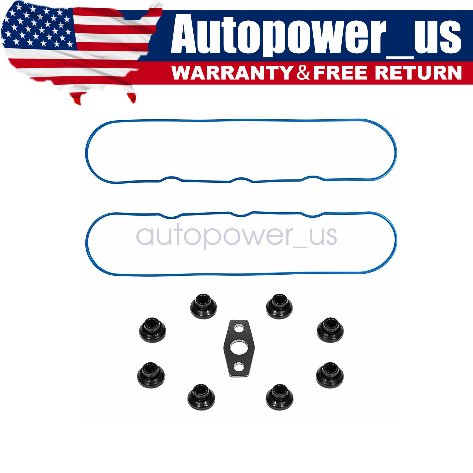 Valve Cover Gasket For 97-16 GMC LS3 Hummer Pontiac Chevrolet 4.8L 5.3L 6.0L OHV