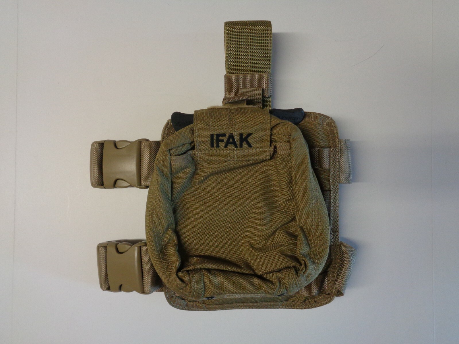 NEW S.O. Tech Individual SOF IFAK Pouch W/ Drop Leg Panel Coyote Brown