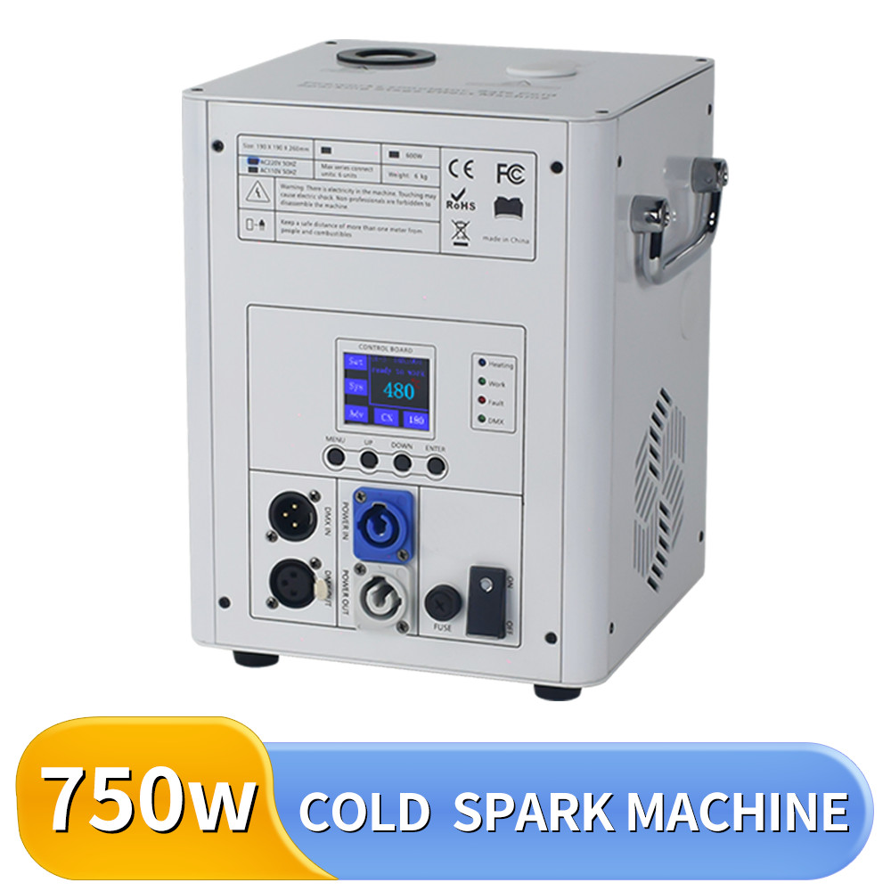 750W Cold Spark Machine Wedding DJ Party Stage Effect Firework Machine