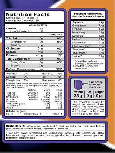Syntrax Nectar Native Grass-Fed Whey Protein Isolate, Refreshing Flavor,