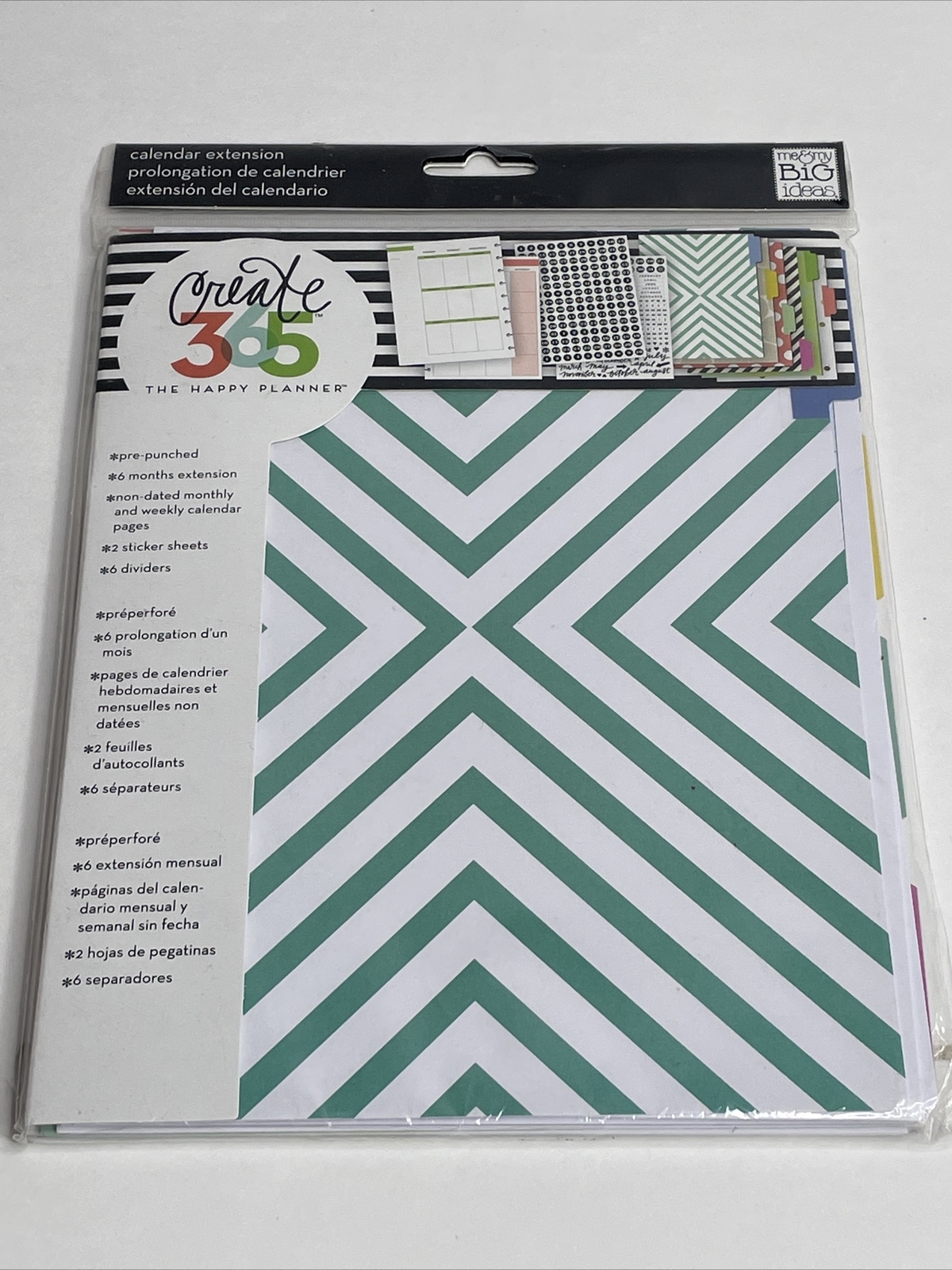 Me and My Big Ideas Create 365 Collection Month Extension Pages  MONT-01