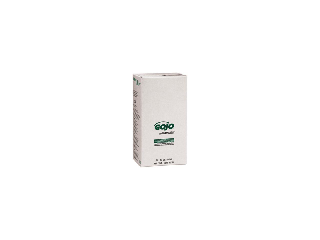 GOJO 7572 SUPRO MAX Hand Cleaner Refill, 5000 mL, Herbal Scent, Beige, 2/Carton