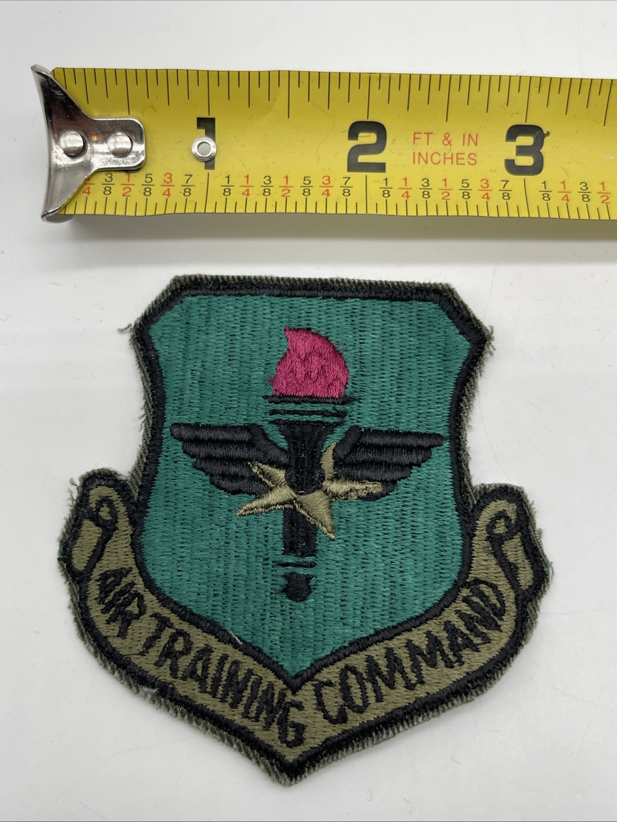 U.S. Military USAF Air Training Command Patch Insignia Cut Edge Subdued Iron On
