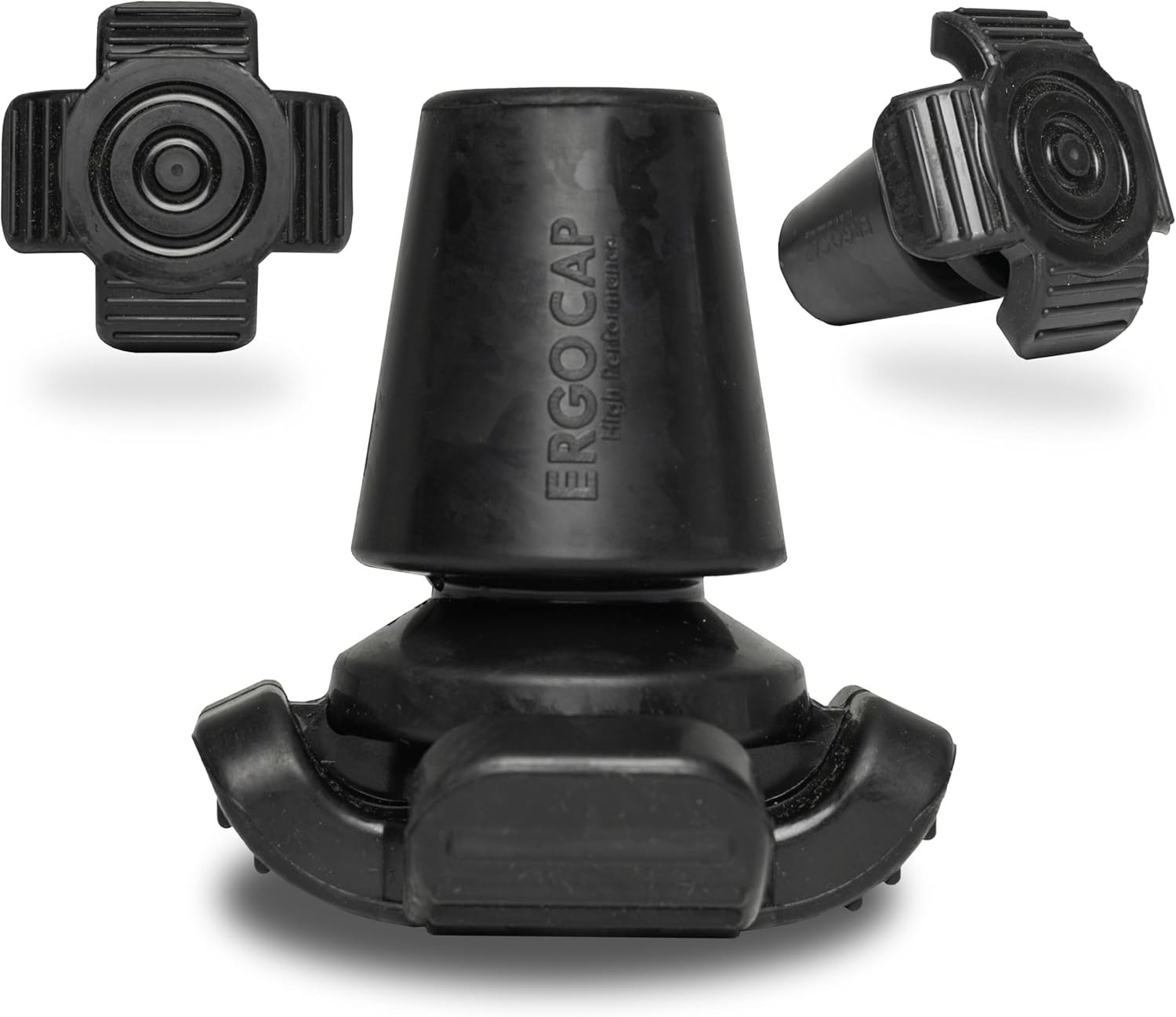 Universal 4-Point Crutch Rubber Tip with Shock Absorbing for Enhanced Stability