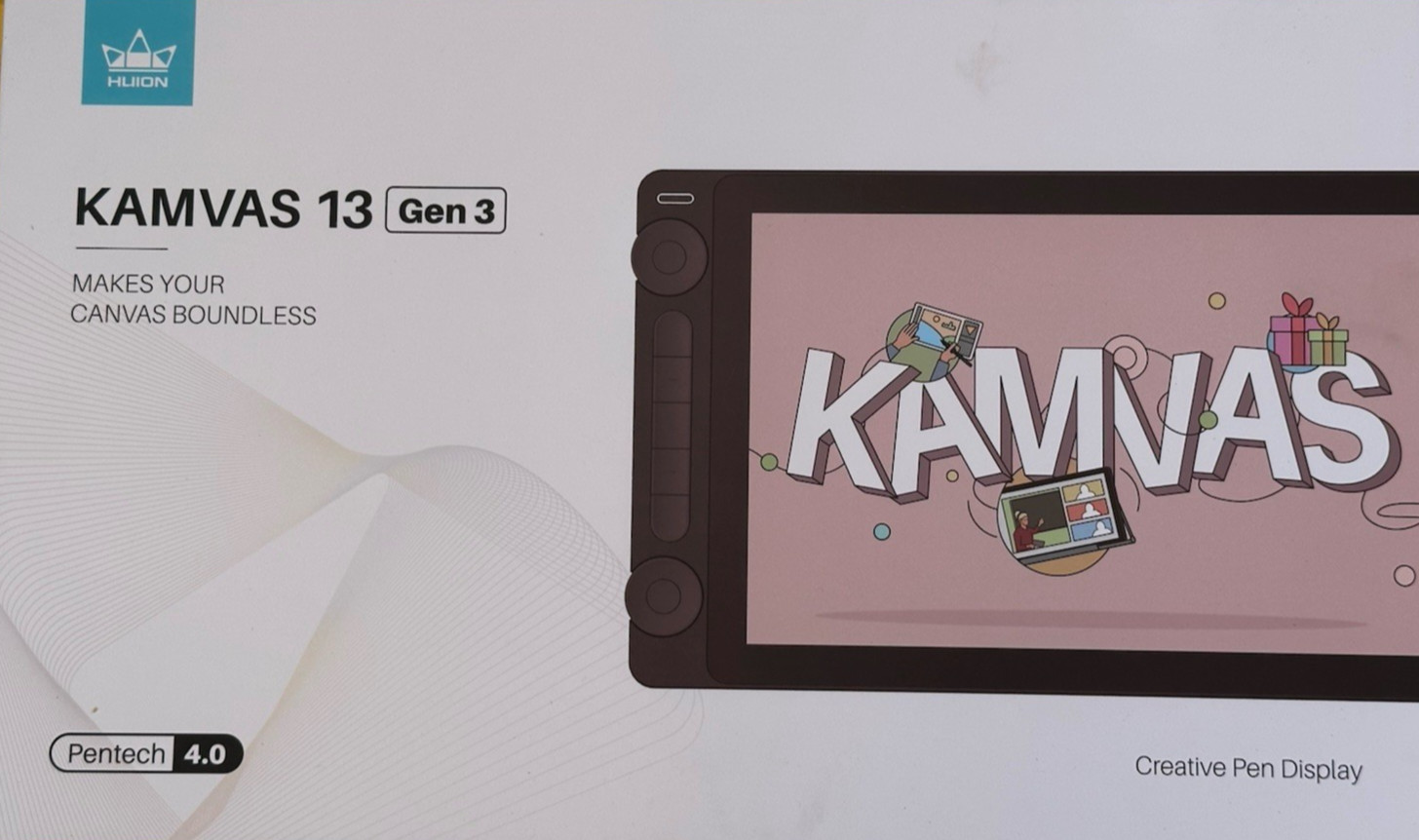 HUION Kamvas 13 Gen 3 Drawing Tablet Pen Display Sealed Unused New Boxed Pen Tab