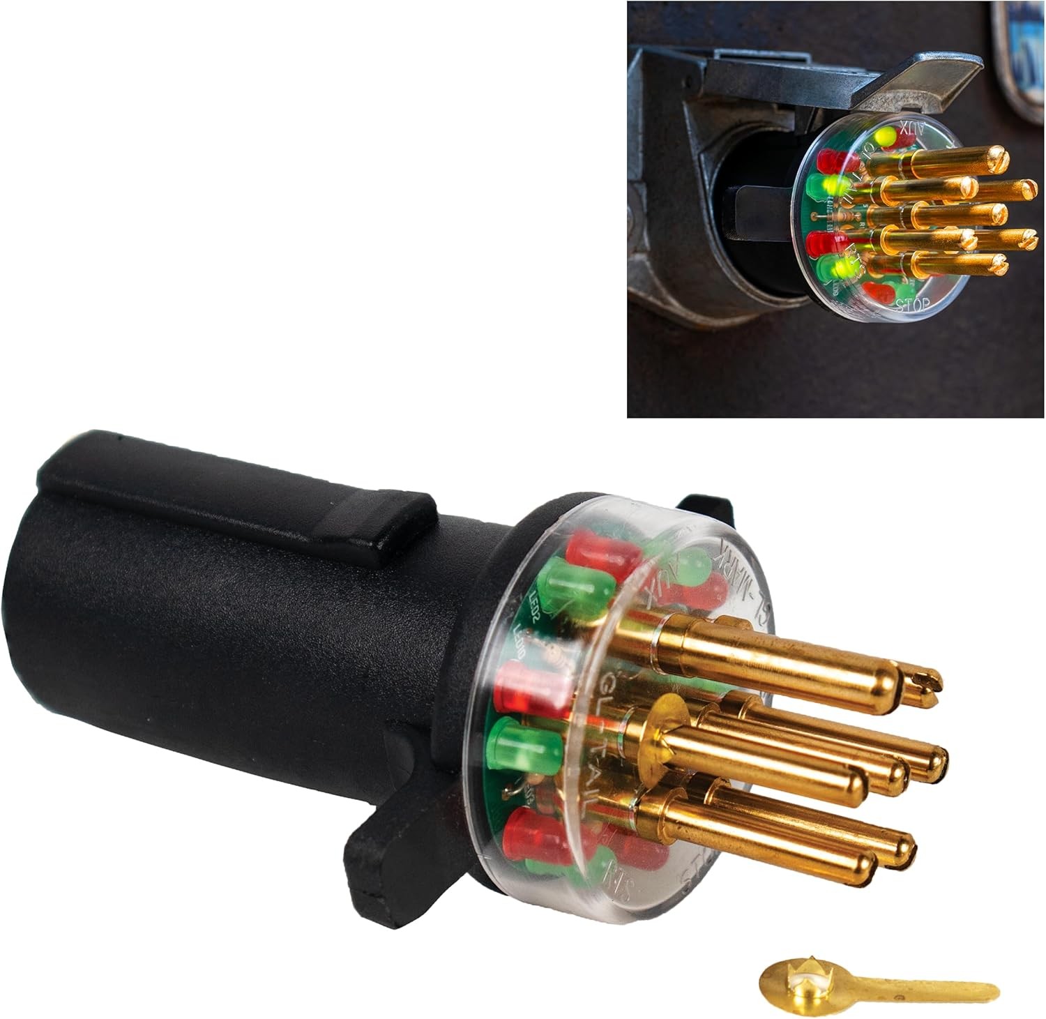 Tractor Trailer Circuit Tester Innovative Products 7865L 7 Way