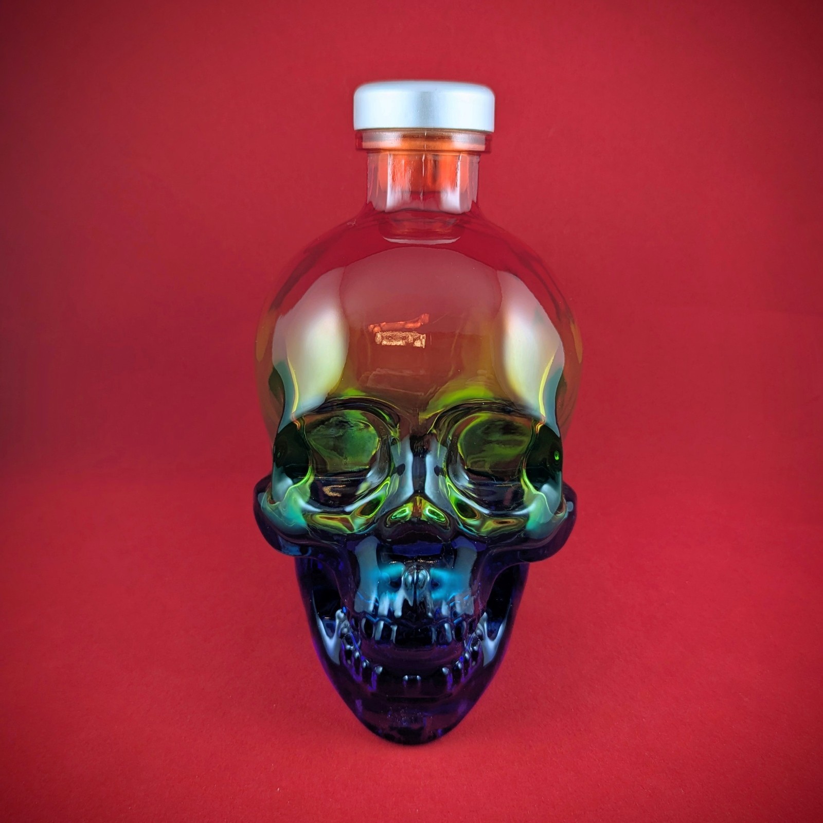 Crystal Head Vodka 750ml EMPTY SKULL BOTTLE Limited Edition Pride Rainbow NICE!