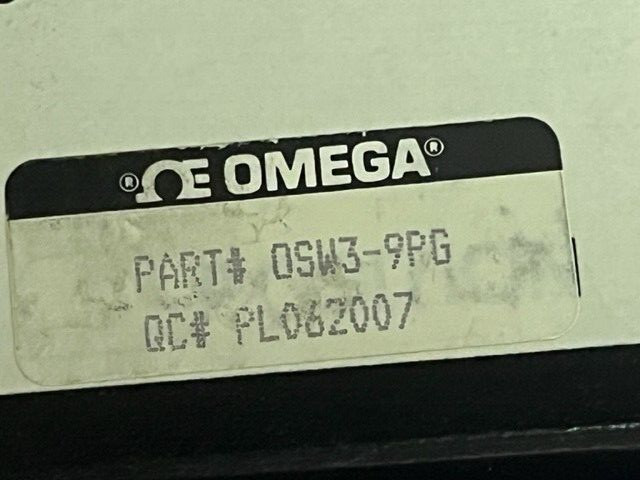Omega Engineering OSW3-9GG, 9 Position Rotary Thermocouple Selector Switch