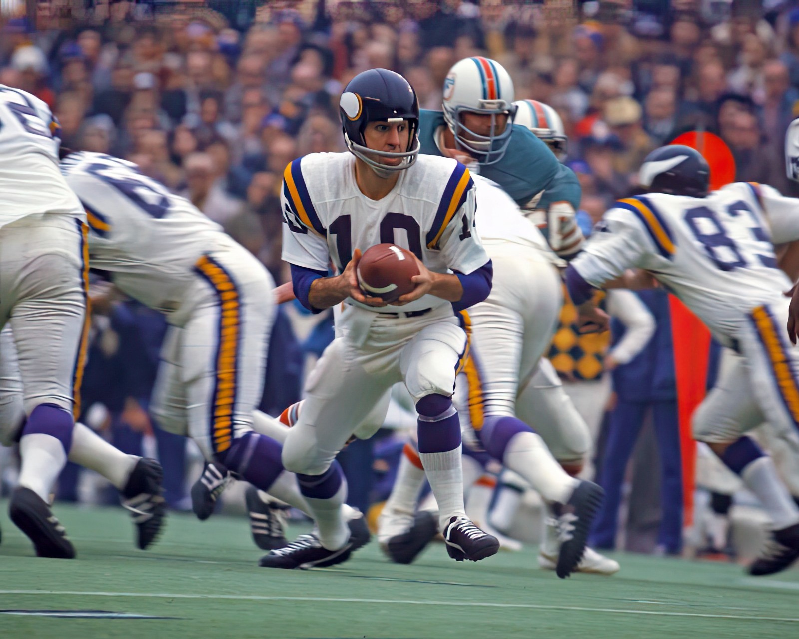 Fran Tarkenton #10 Minnesota Vikings NFL 8"X10" Glossy Photo Print 30