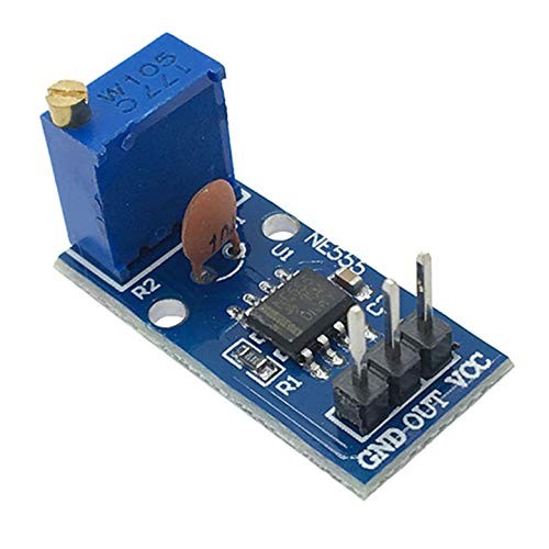 5PCS Pulse Generator Module NE555 Adjustable Resistance Frequency Single Chan...