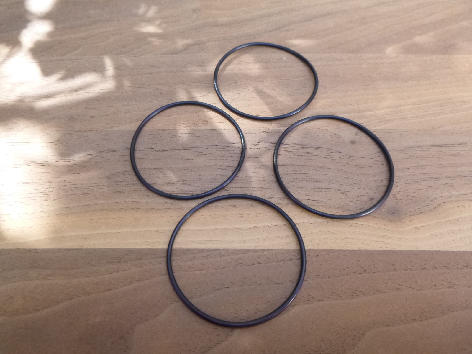 Set of 4 Porter Cable Dust Canister O-Ring #897558 - Random Orbital Sander - USA