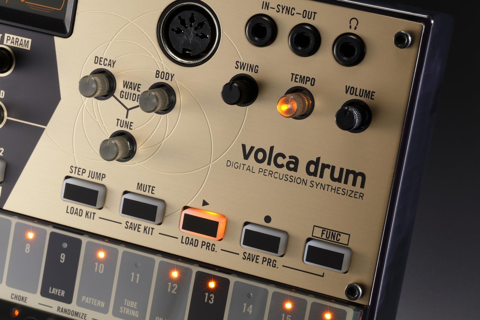 Korg Drum Machine, Blue (VOLCADRUM)