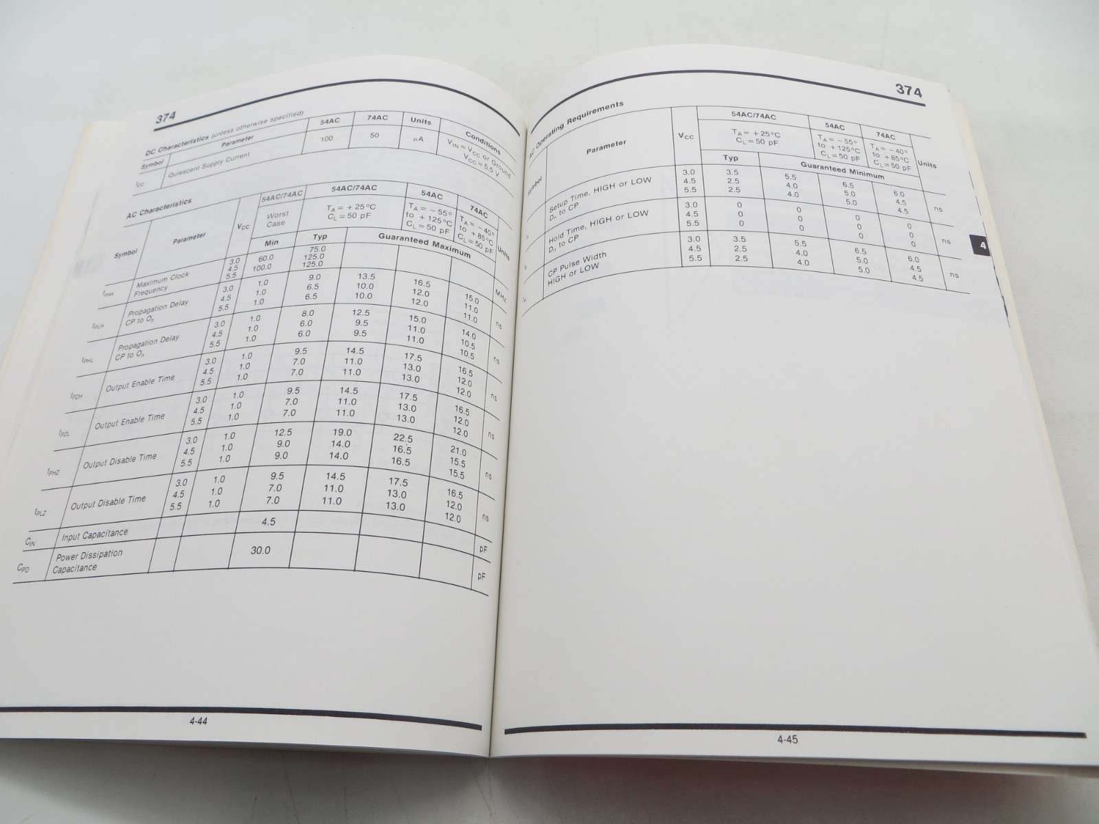Fairchild Advanced CMOS Technology Logic Data Book 1985 vintage computer book