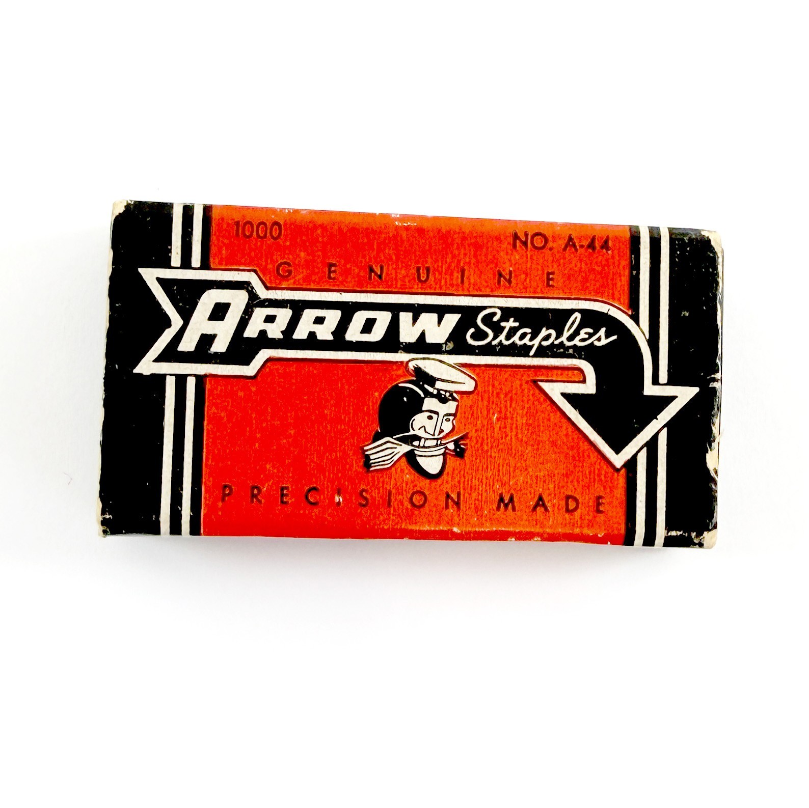 Vintage Arrow Staples No.44 Box A44 1000 Vintage Circa 1950s Made in USA