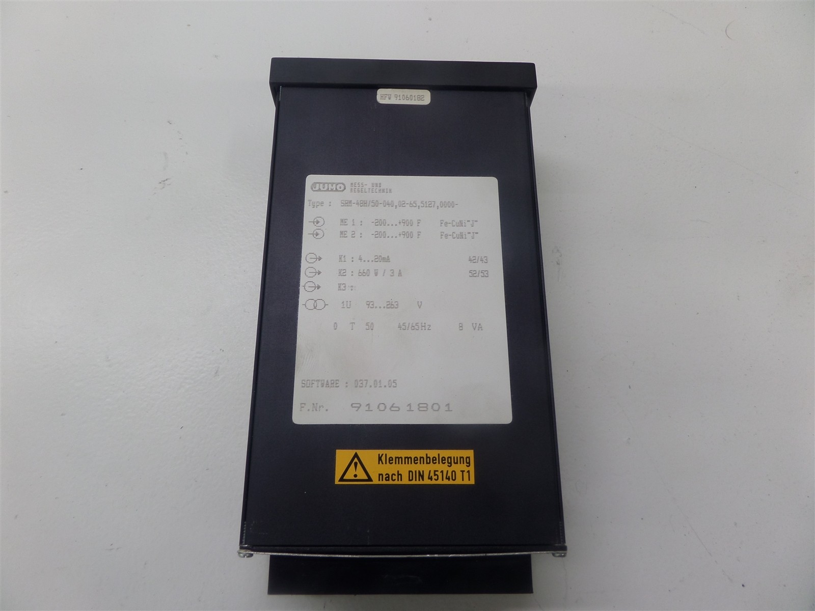 Jumo Dicon SM Temperature Controller SRM-4BH/50-040