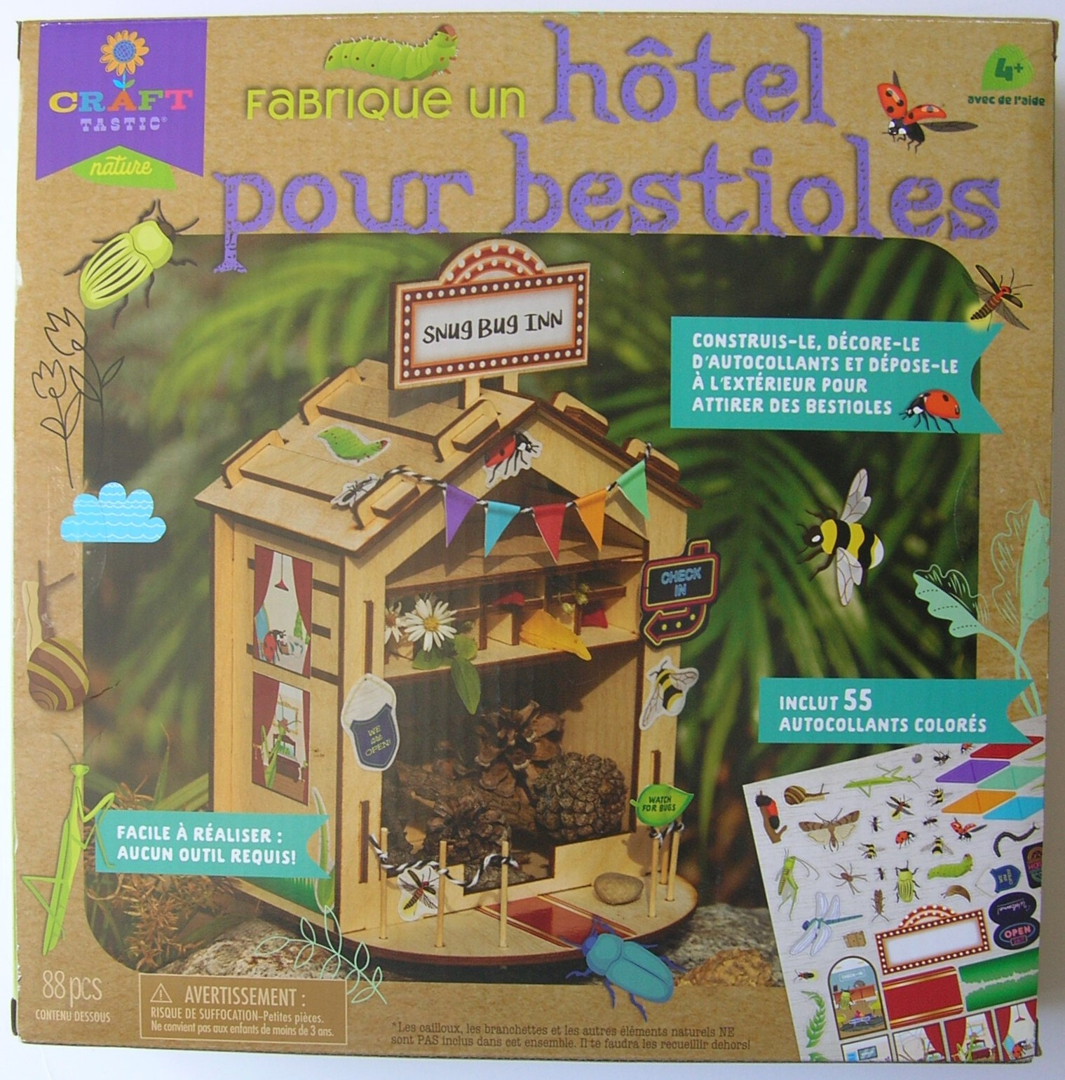 Playmonster Craft Tastic MAKEA BUG Craft Kit Ages 4+ NIB