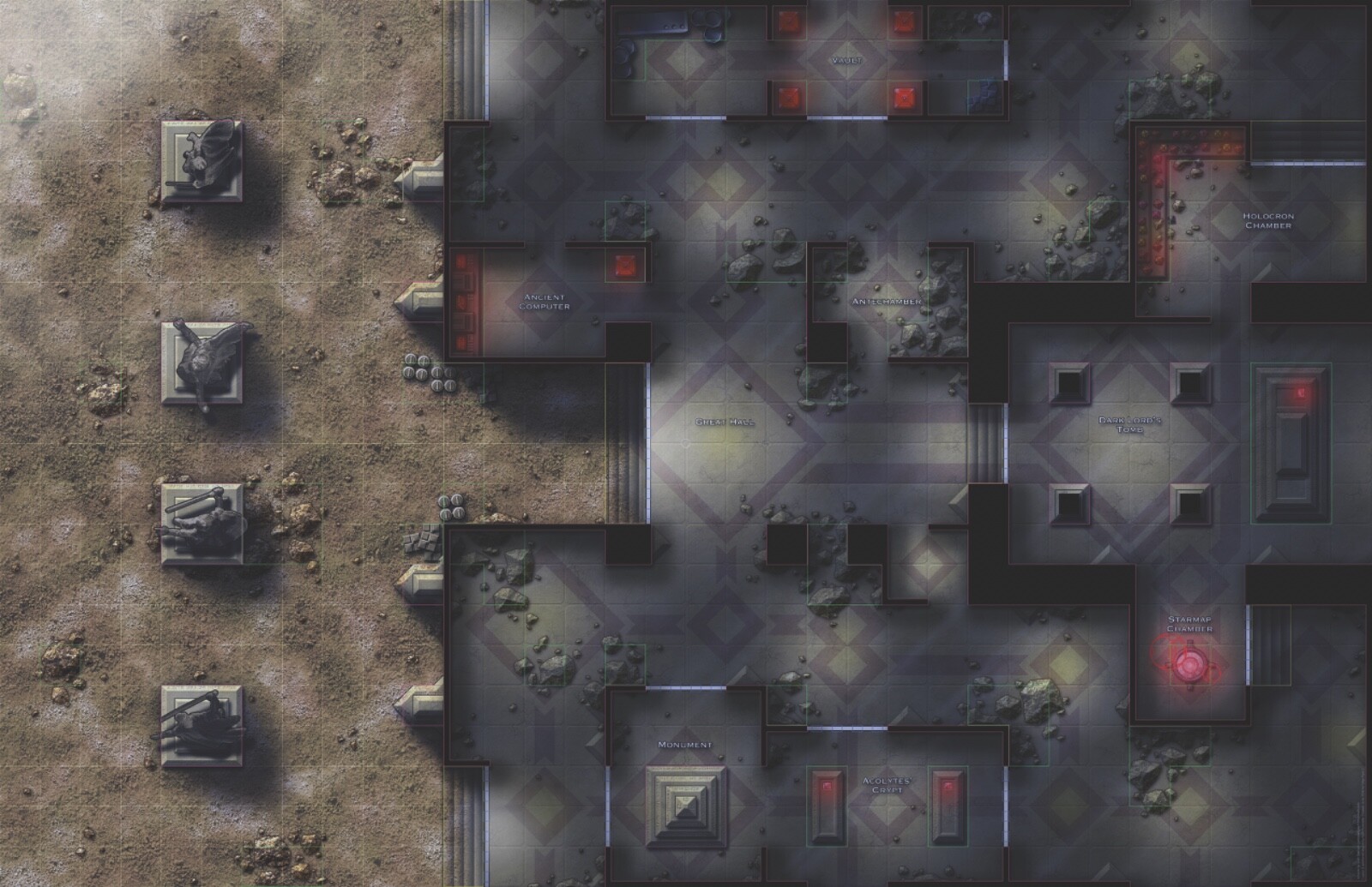 Scifi RPG Poster Maps