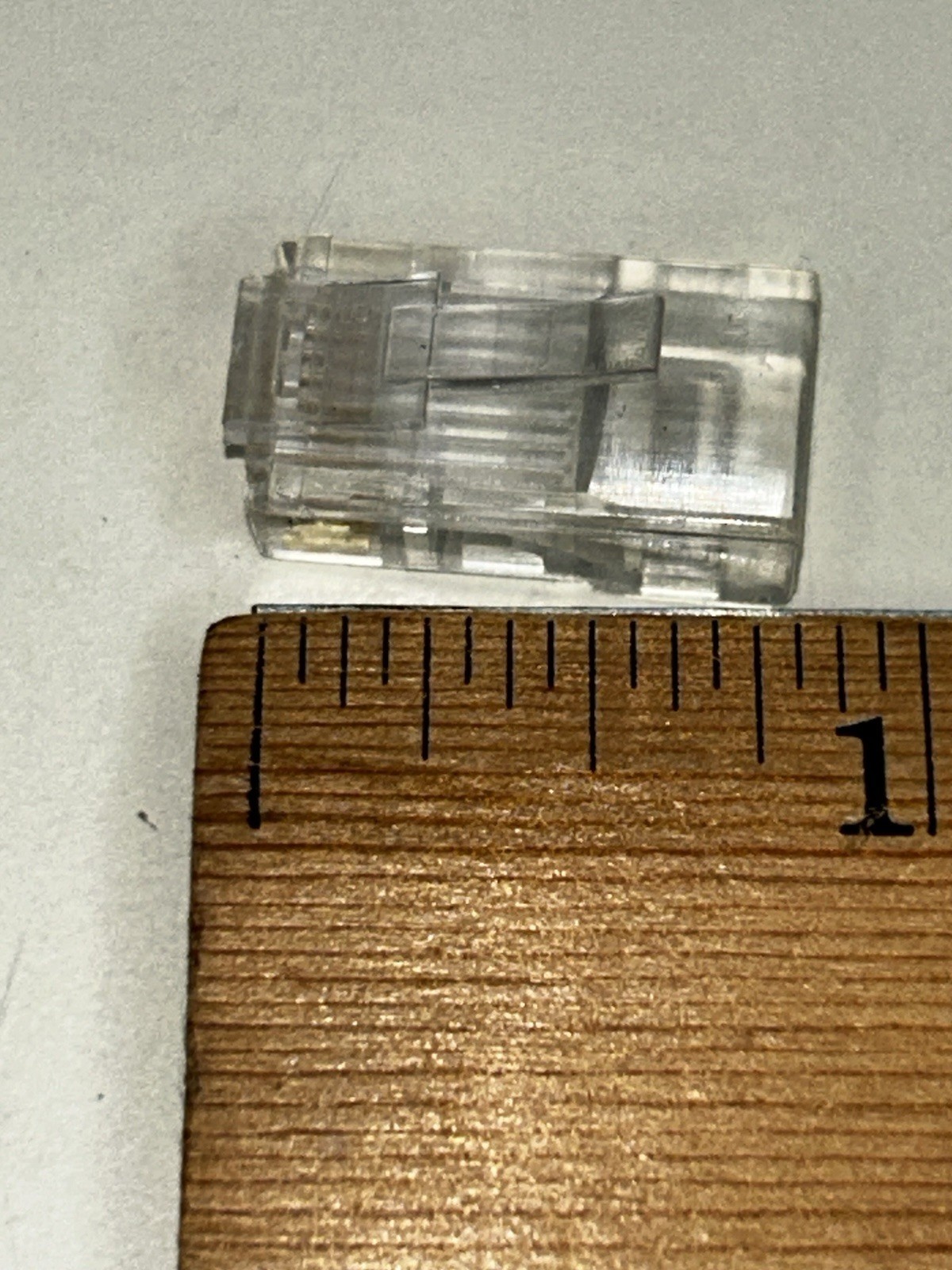 61 Pieces 8-Position 8-Contact Modular Plugs for Round Solid Cable 8P8C-SP100