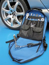 LASER 6591 Racing Tool Back Pack Adjustable Wide Shoulder Straps Zip Pockets