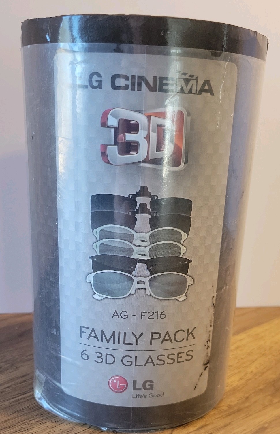 New Genuine LG Cinema 3D Family Pack AG-F216 6 3D Glasses