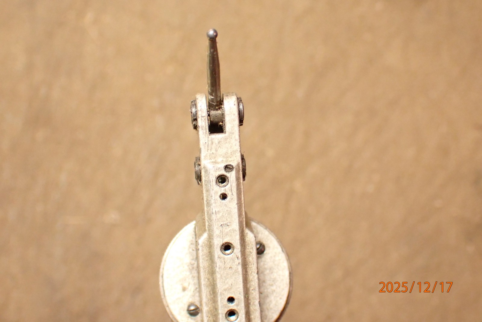 OLDER SWISS MADE INTERAPID DIAL TEST INDICATOR 312B-2 ; .0005 WITH MOUNT ARM