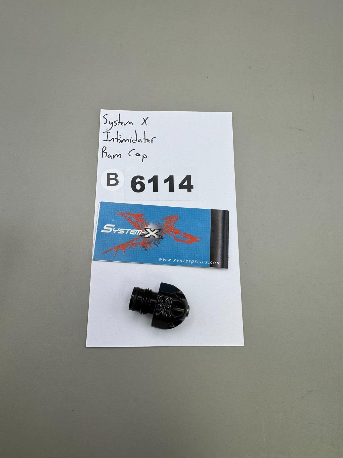System X Intimidator Ram Cap-Gloss Black