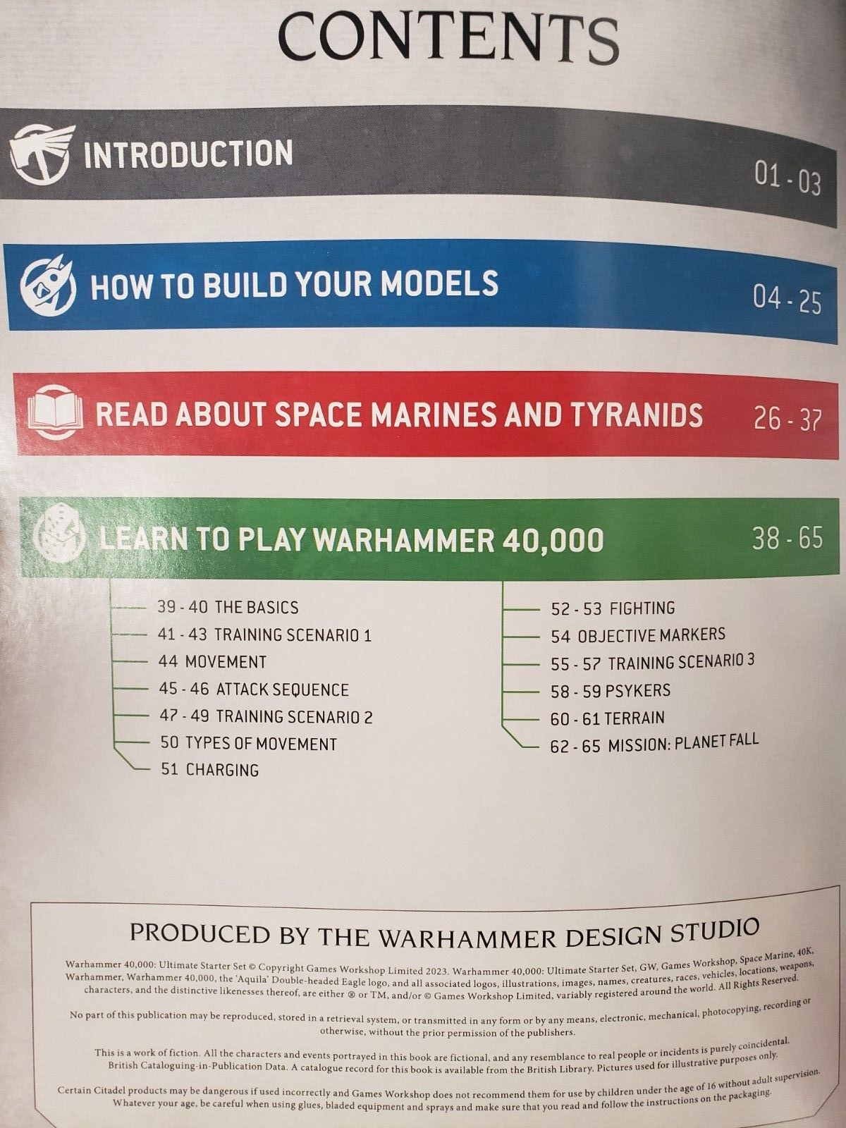 Warhammer 40000 Handbook and Reference Sheets. 10th Ed. Ultimate Starter Set 40k