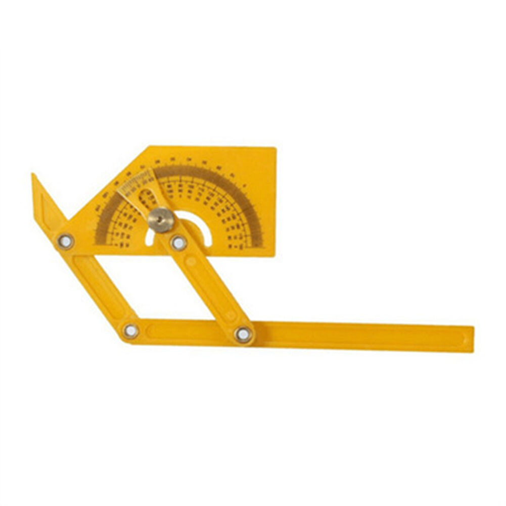 Goniometer Angle Finder Miter Gauge Arm Measuring Ruler Tool Plastic Protractor