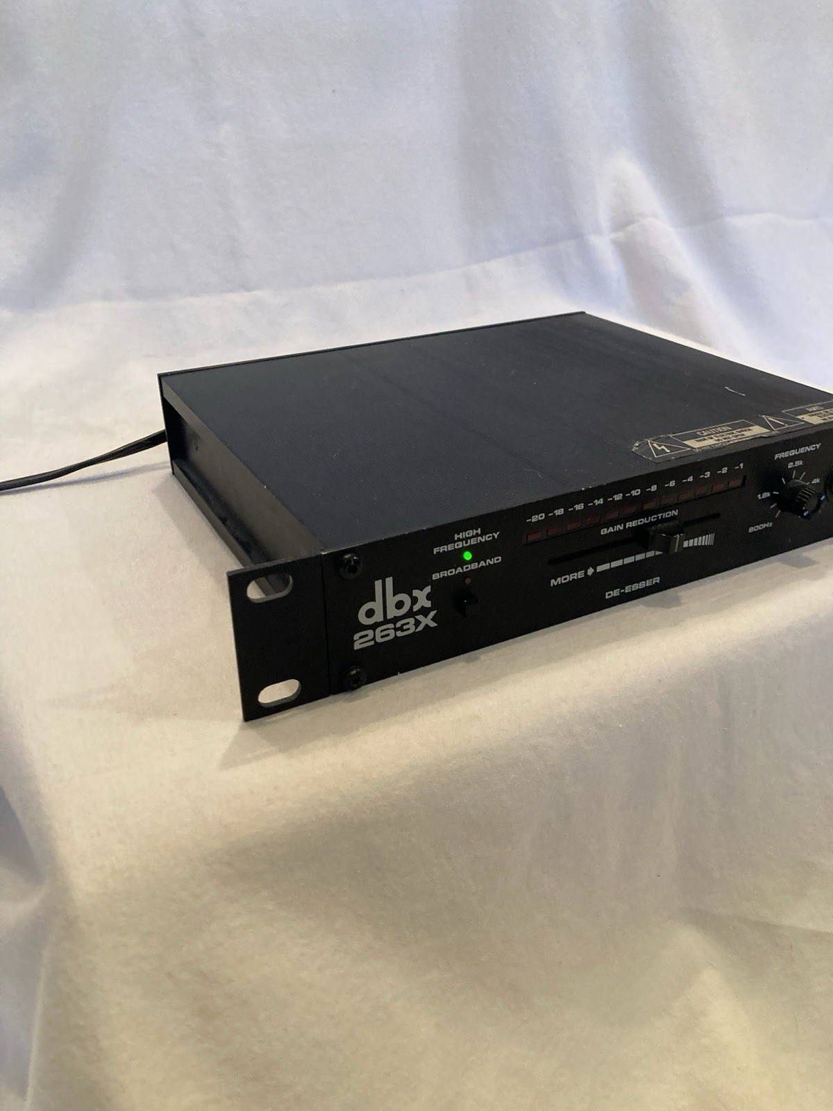 dbx 263X Analog De-Esser Processor, DE-S Dynamic Audio Rackmount, Hi-Frequency
