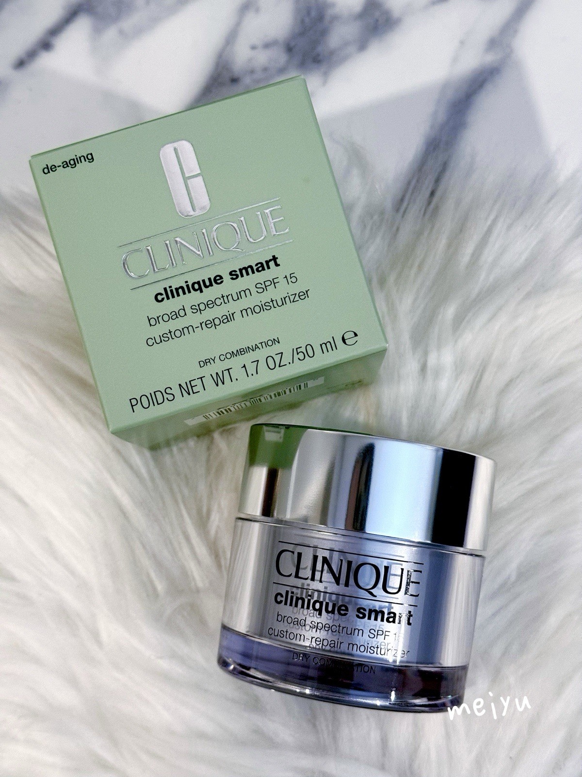 Clinique Smart SPF 15 Custom-Repair Moisturizer, Dry Combination, 1.7oz/50mL,NIB