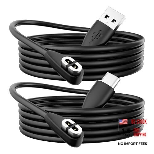 2 Pack Compatible with Shokz Charging Cable Magnetic Charger Cord Compatible