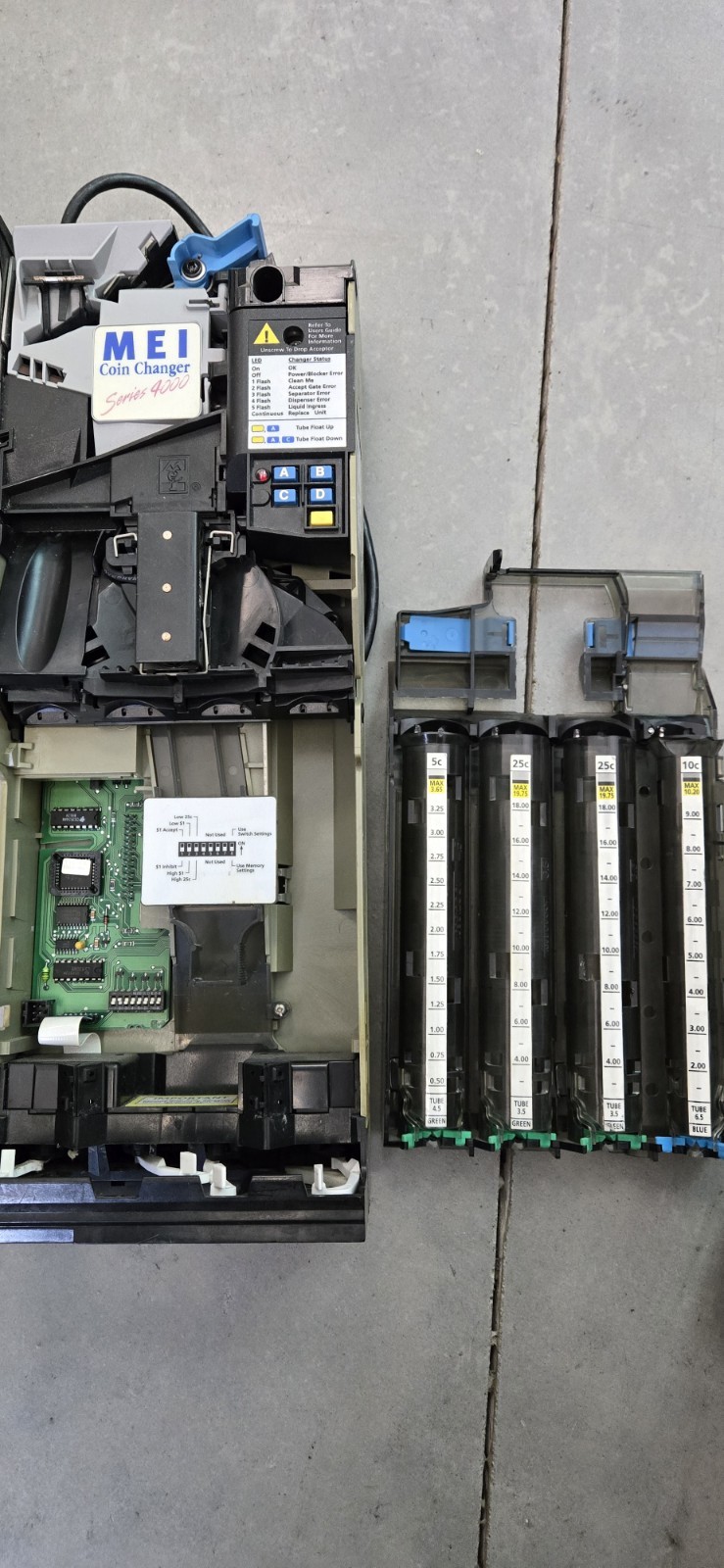 MEI VN4510 Coin Changer - untested (MDB Interface)