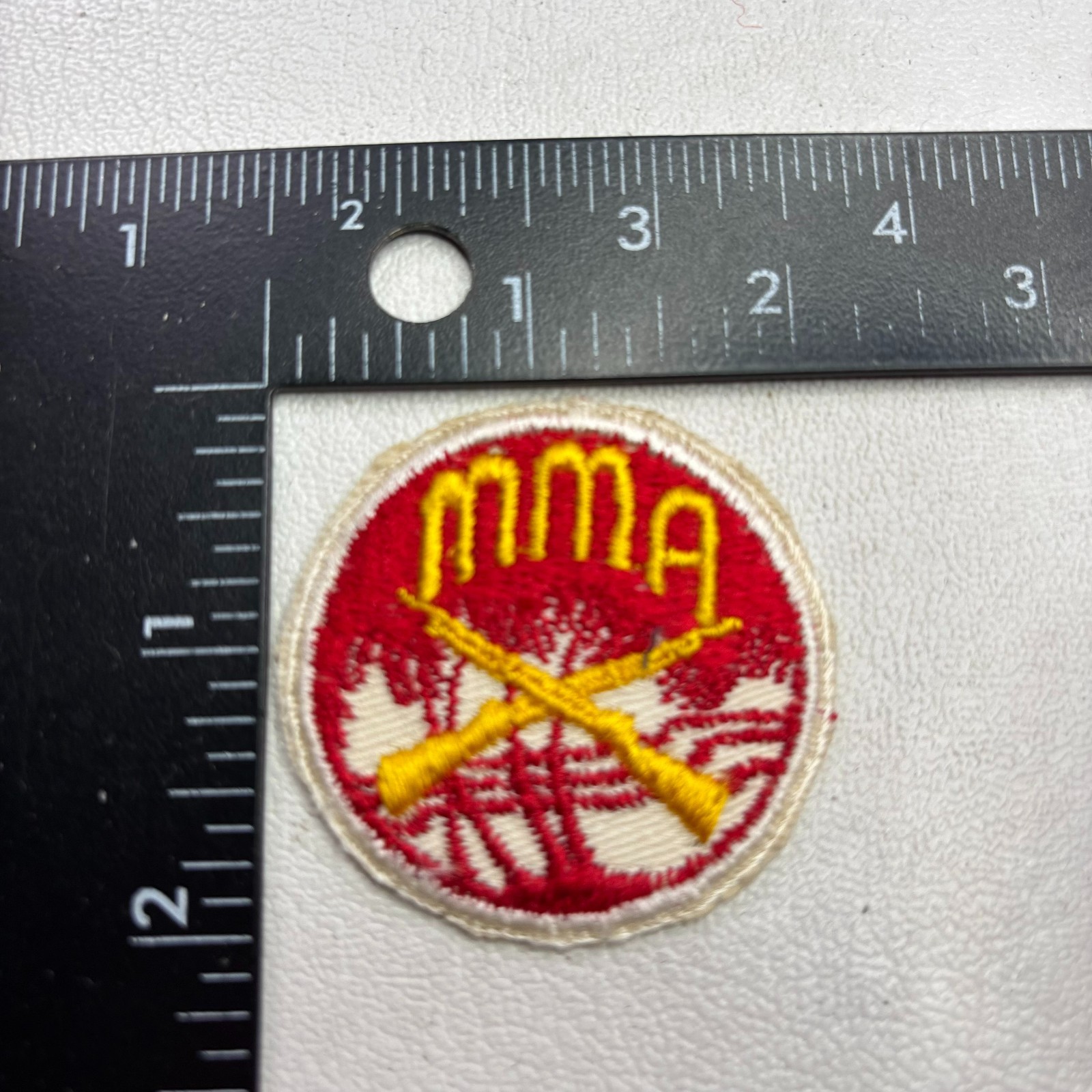 Unknown Letter Initials MMA (Maybe MIAMI MILITATRY ACADEMY ?) Patch 58MN