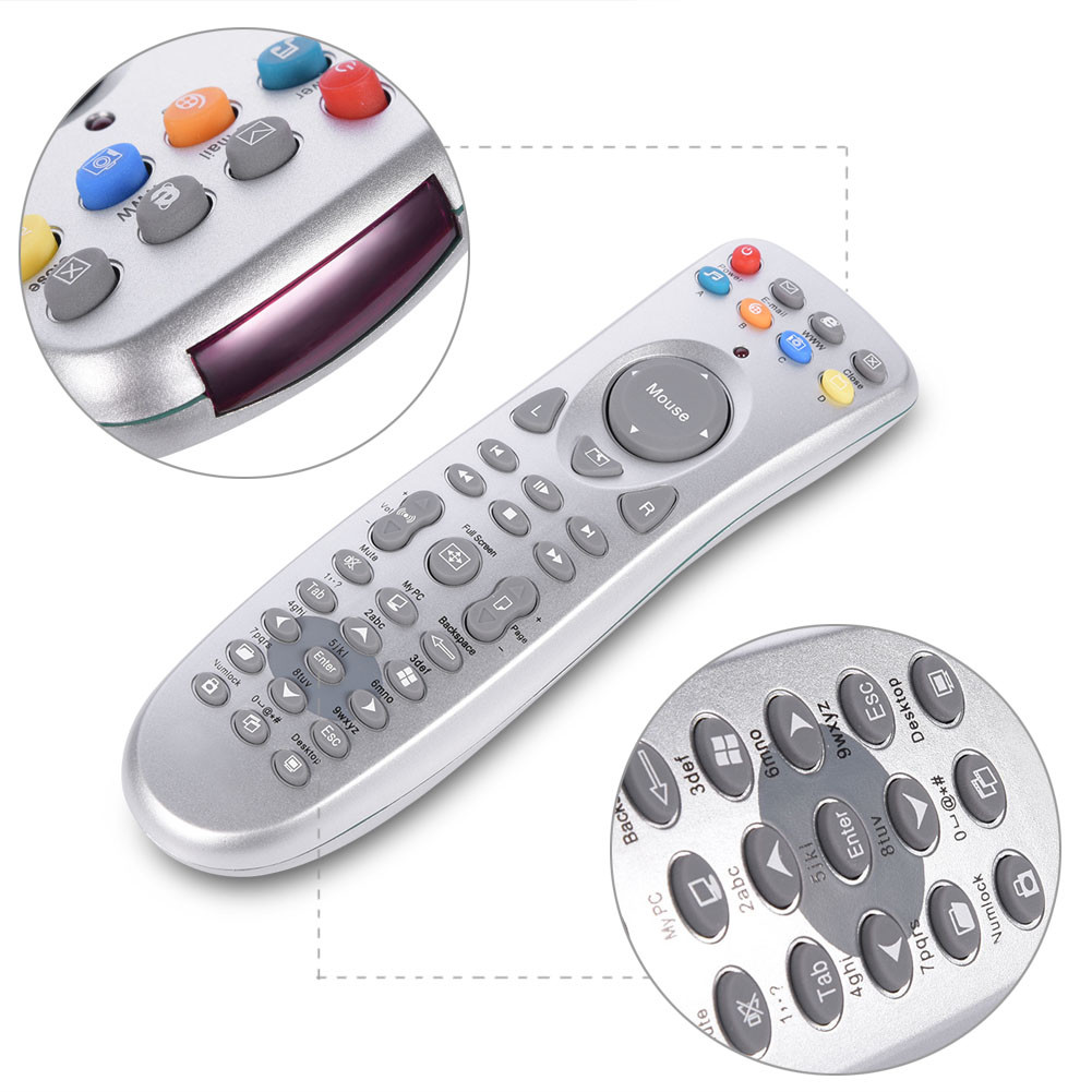 Wireless USB Remote Control PC Laptop Media Center Controller Mouse w/ Receiver