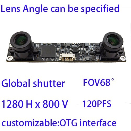 60FPS OV9281 Sensor USB Camera Module Global Shutter Fixed Focus Webcam Module