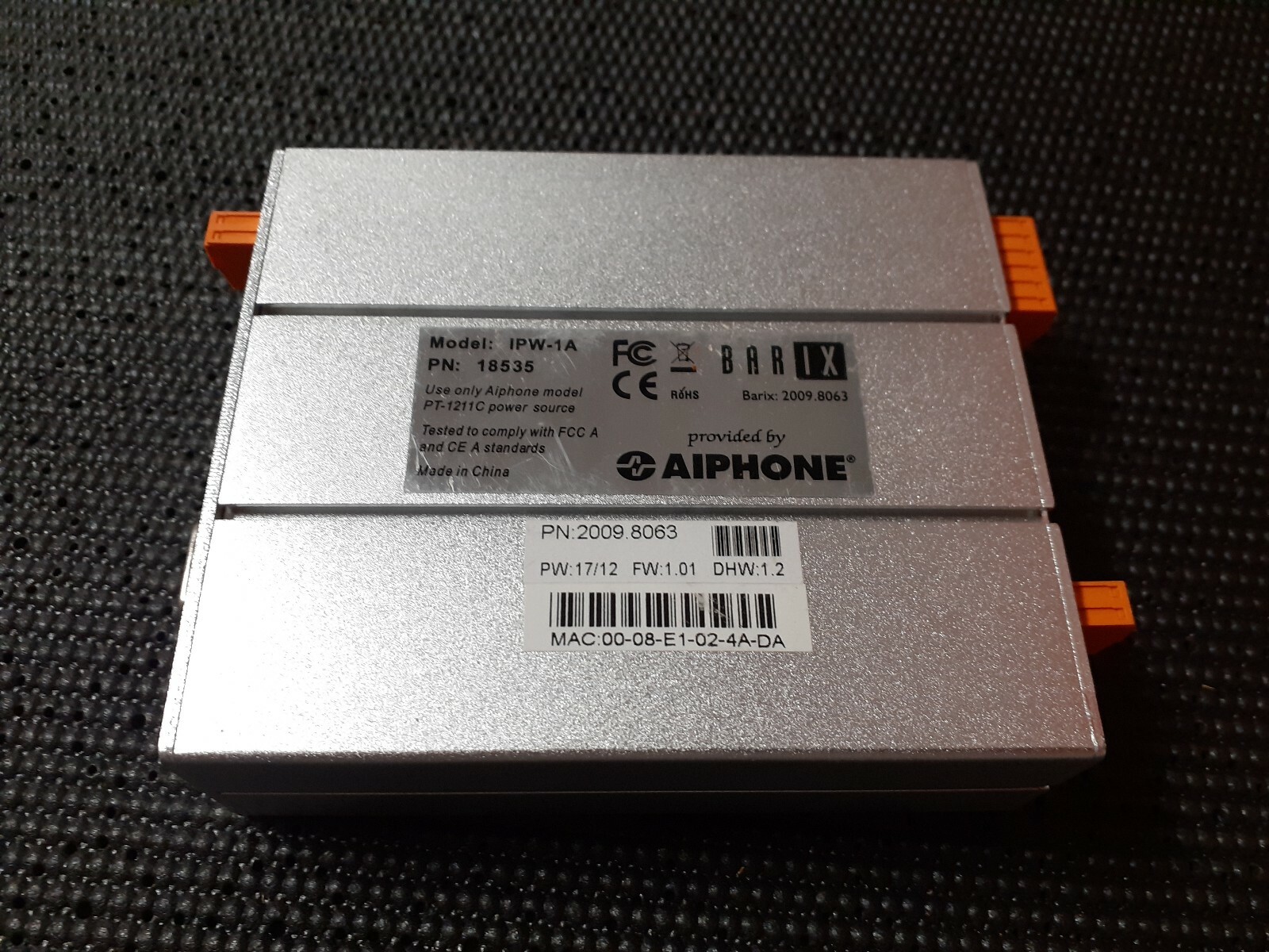 New Aiphone IPW-1A Network Intercom Over IP Adaptor Open Box Complete Qty Avail