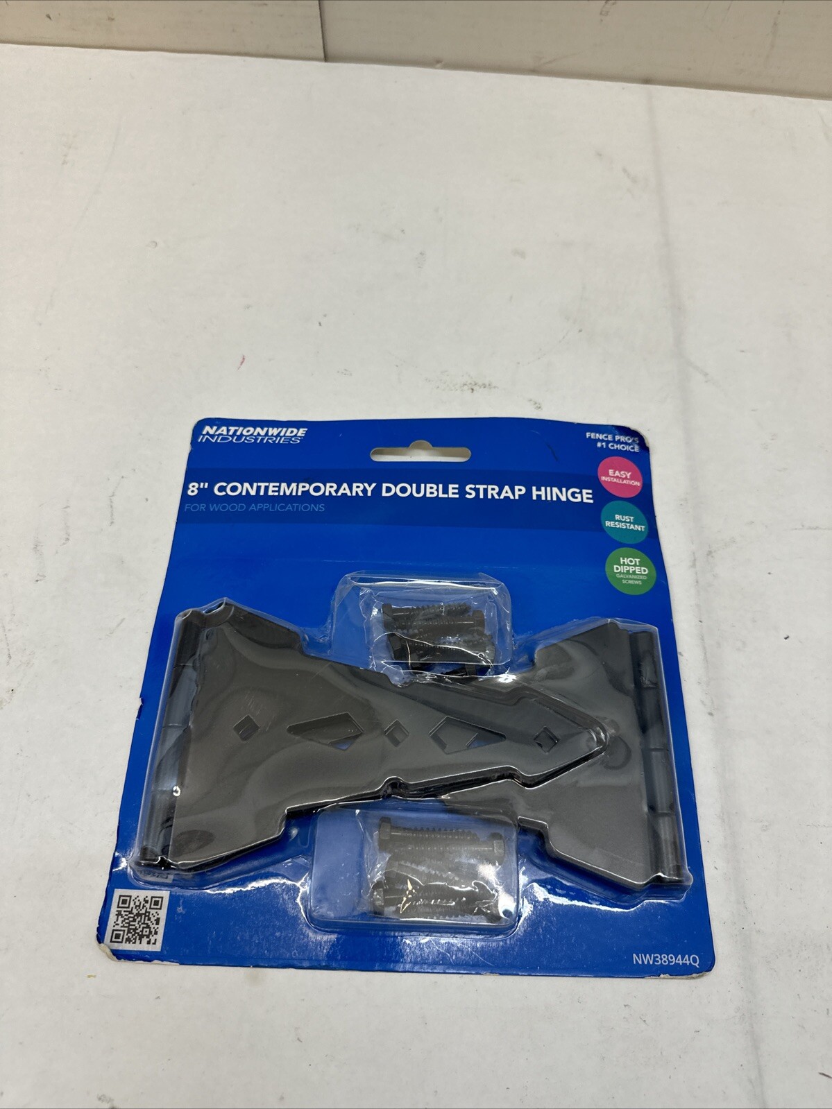 Nationwide Industries Contemporary Gate Strap Hinge Black 8" NW38944Q