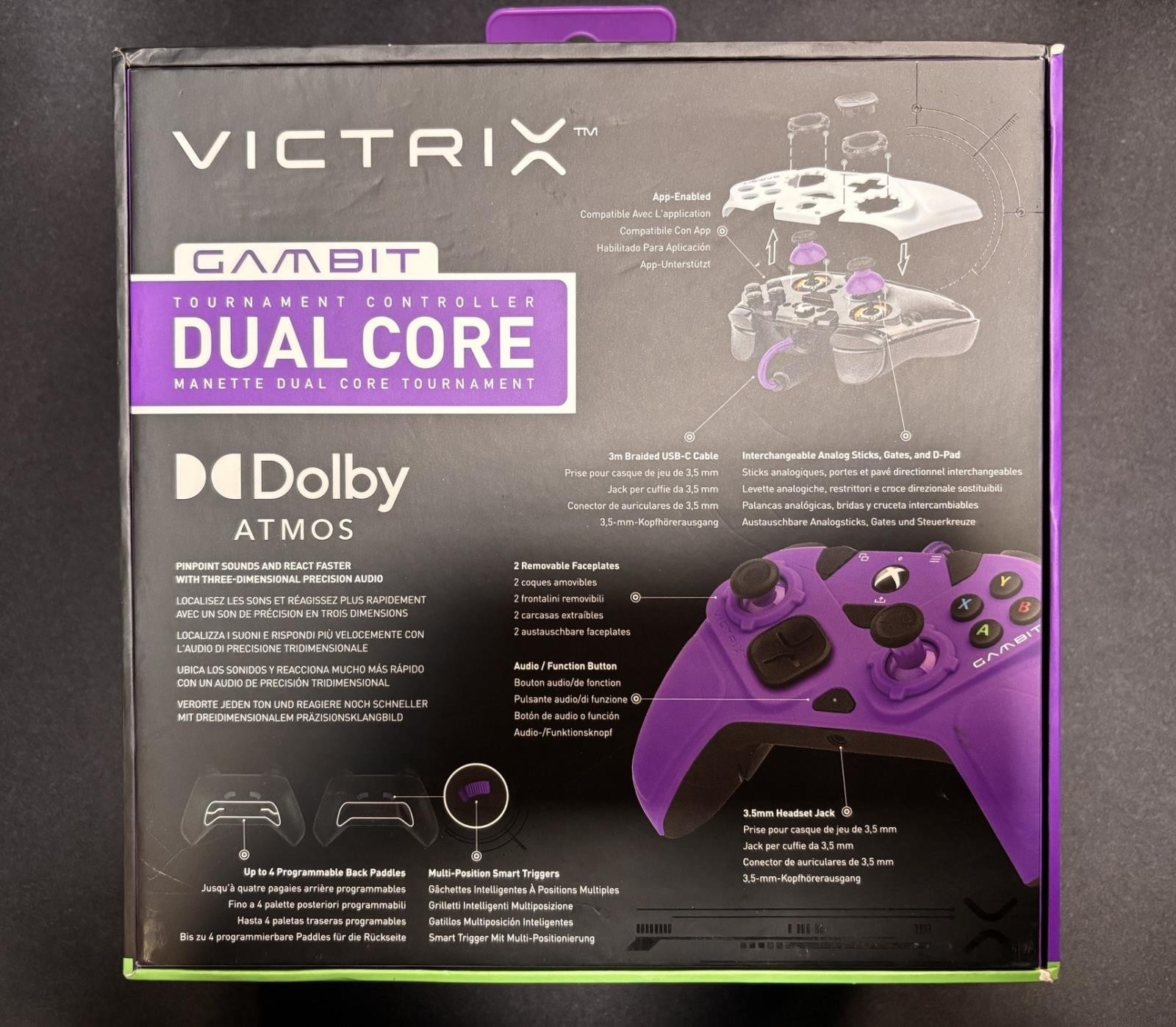 Victrix Gambit Dual Core Tournament Wired Controller for Xbox Series (049-006)