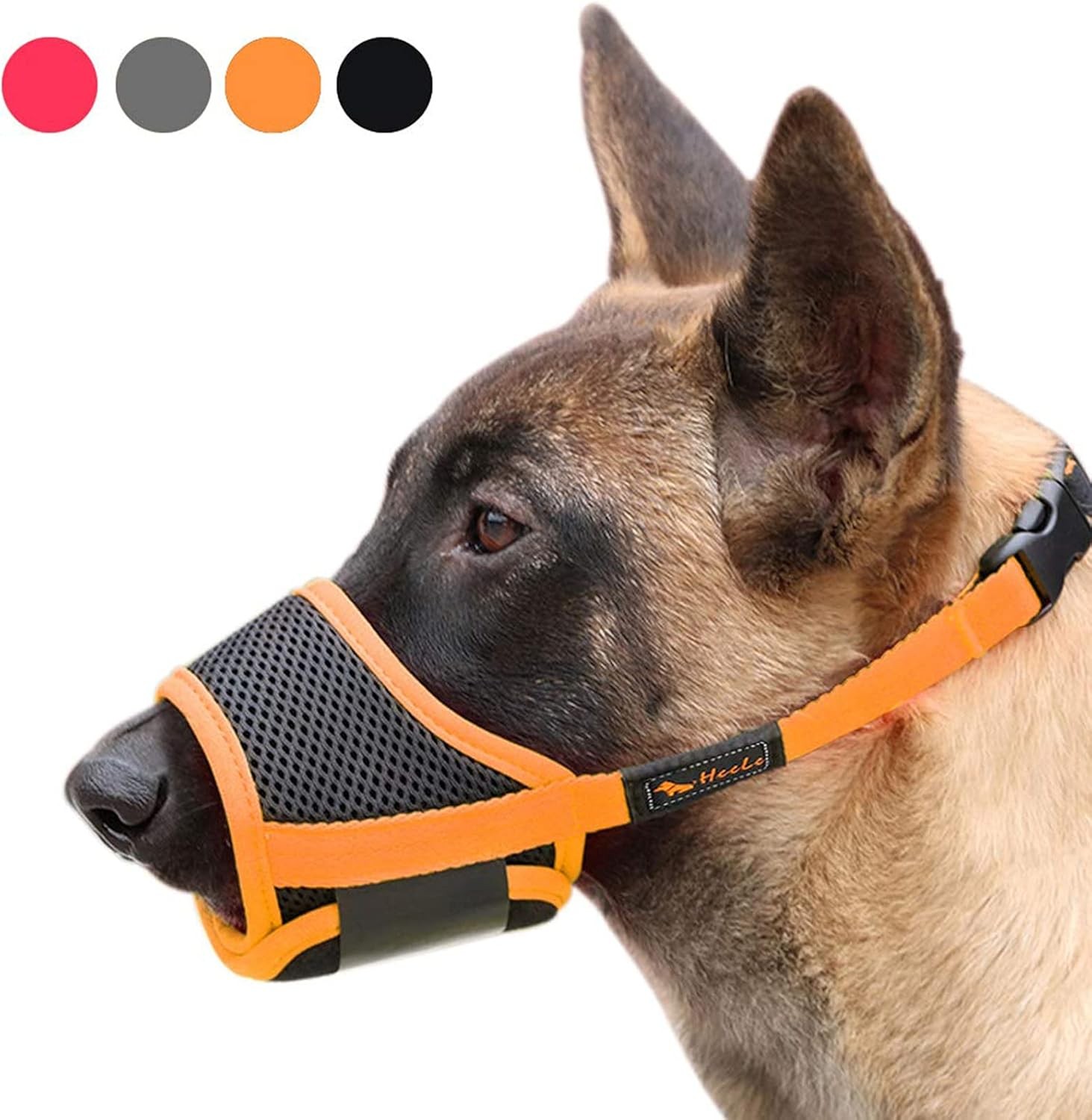 Dog Muzzle,Soft Nylon Muzzle Anti Biting Barking Chewing,Air Mesh Breathable New