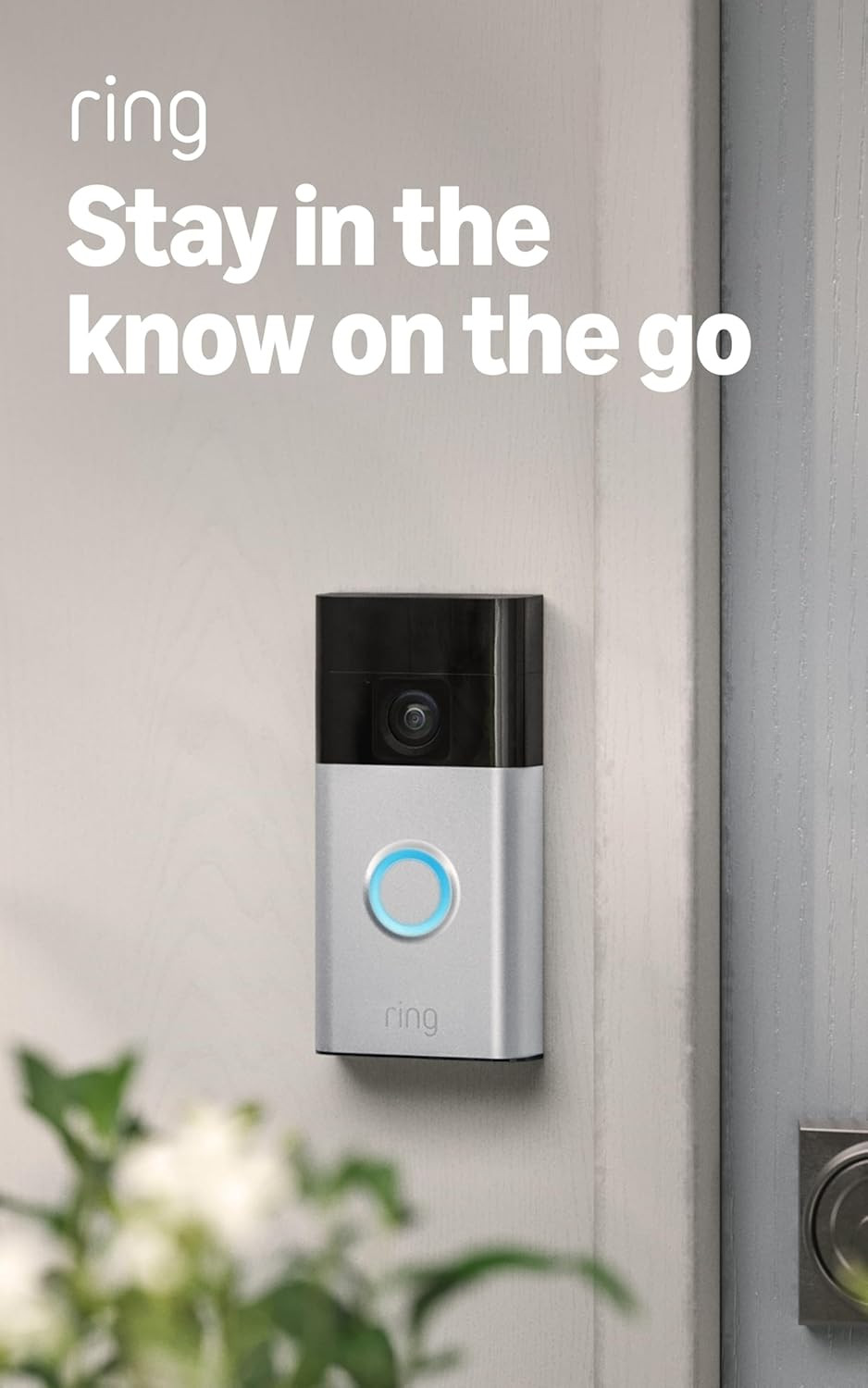 Battery Doorbell, Home or Business Security with Head-To-Toe Video, Live View wi