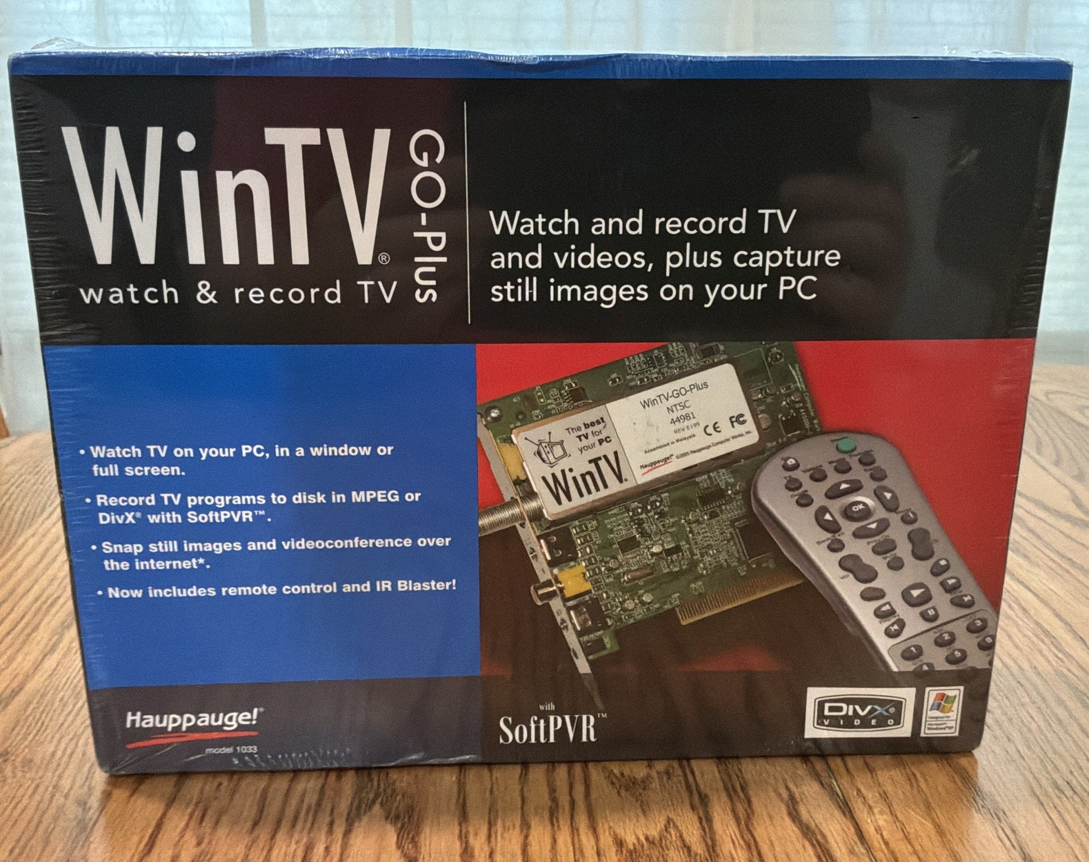 NEW - Sealed - WinTV Go-Plus Hauppauge watch and record TV on your computer